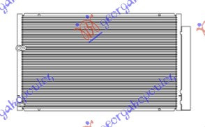Radiator i kondicionerit 1.5 hibrid (600x350x16)