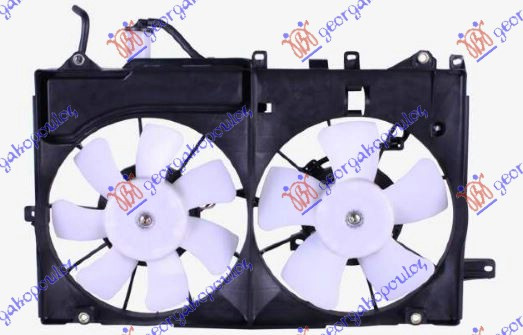 Ventilator për radiatorpër motor dhe kondicioner komplet (dopio) benzinë