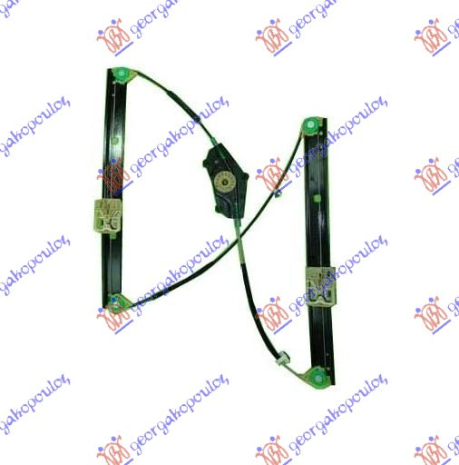 Ngritës/rregullator për dritaren e përparme elektrik (pa motor)