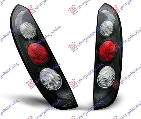 Drita stop set (lexus) të zeza