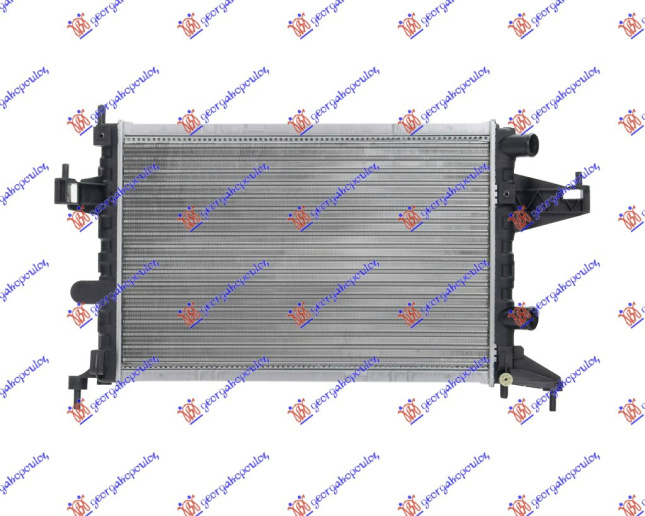 Radiator për motor 1.0-1.2-1.4 (marsh manual) (me/pa kondicioner) (54x38) (MAHLE BEHR PREMIUM LINE)