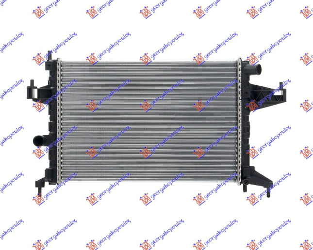 Radiator për motor 1.4-1.8 ΜΑΝ. (me/pa kondicioner) (54x38) (diagonal)