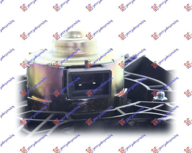Ventilator për radiator me motor komplet (28cm) 1.0cc benzinë pa kondicioner