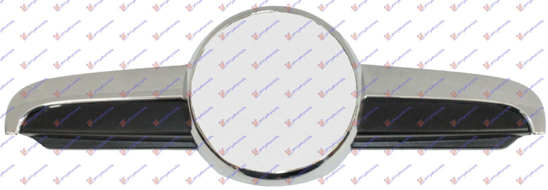 ShiritMaskë pvc/grila e sipërme, krom