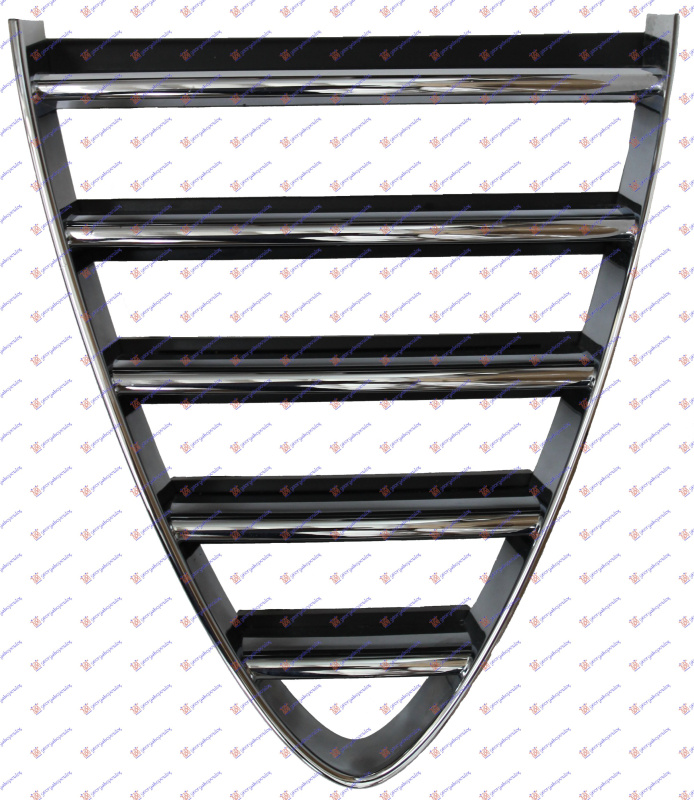 Maskë pvc/grilë krom