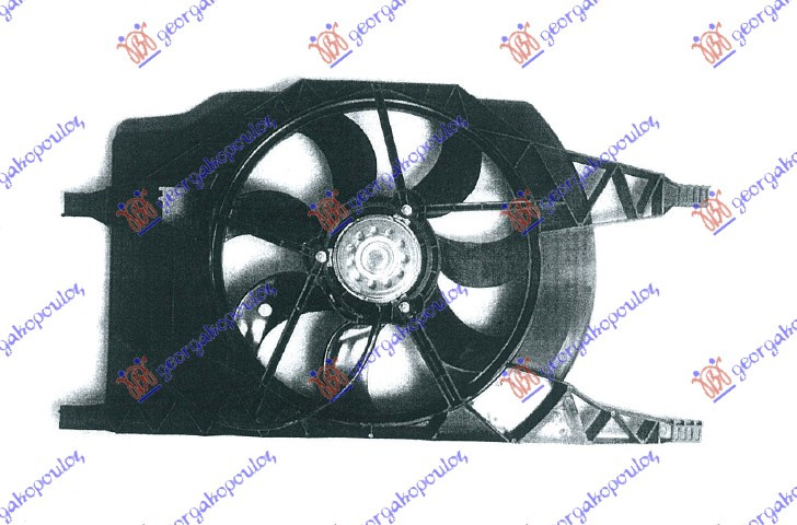 Ventilator komplet (me/pa kondicioner) benzinë/dizel