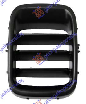 Maskë pvc/grilë pa me shkëlqim-me ngjyrë të zezë (pa stema)
