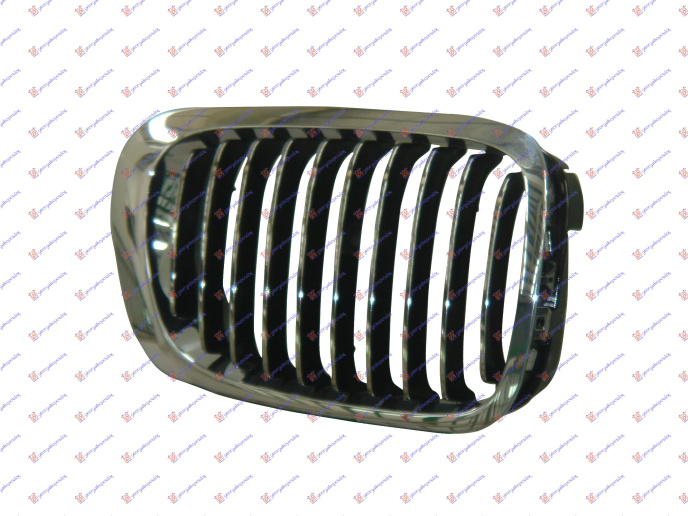 Maskë pvc/grilë e gjitha krom