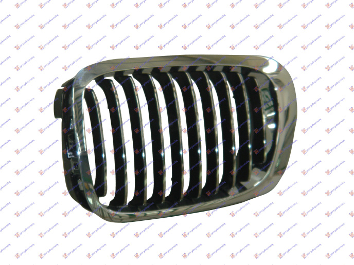 Maskë pvc/grilë e gjitha krom