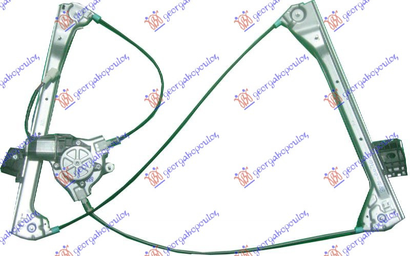Ngritës/rregullator për dritaren e përparme elektrik 2 dyer (kupe)