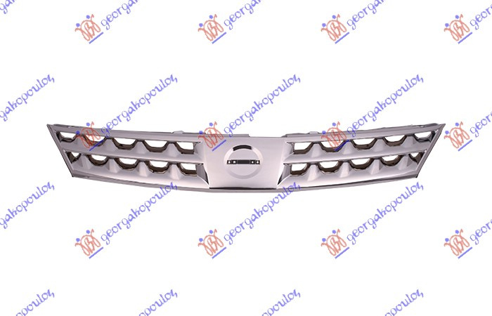 Maskë pvc/grilë (krom) 06-09
