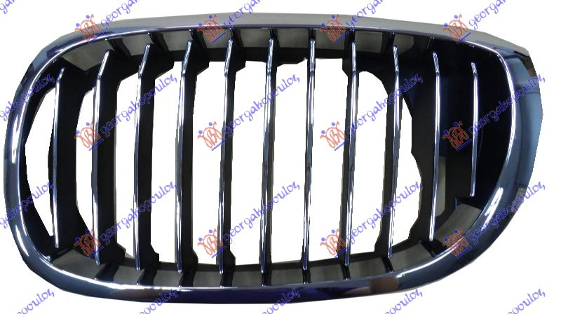 Grilë për Maskë pvc (krom-krom/me ngjyrë të zezë)