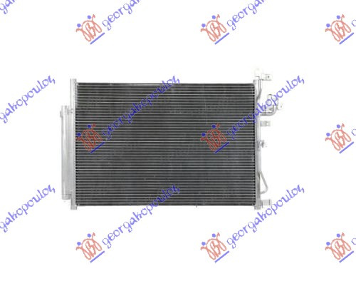 Radiator i kondicionerit 2,4-3,2 benzinë-2,2CDTi (64x45,5)
