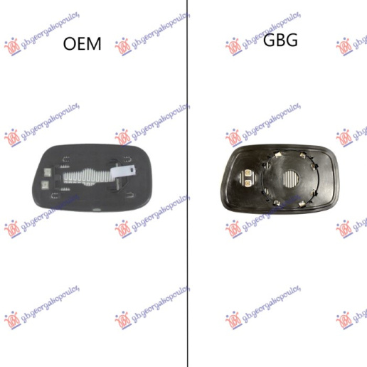 Xham për pasqyrë me ngrohje (mbajtës i rrumbullakët) (vetëm për pasqyrë zëvendësuese (aftermarket)