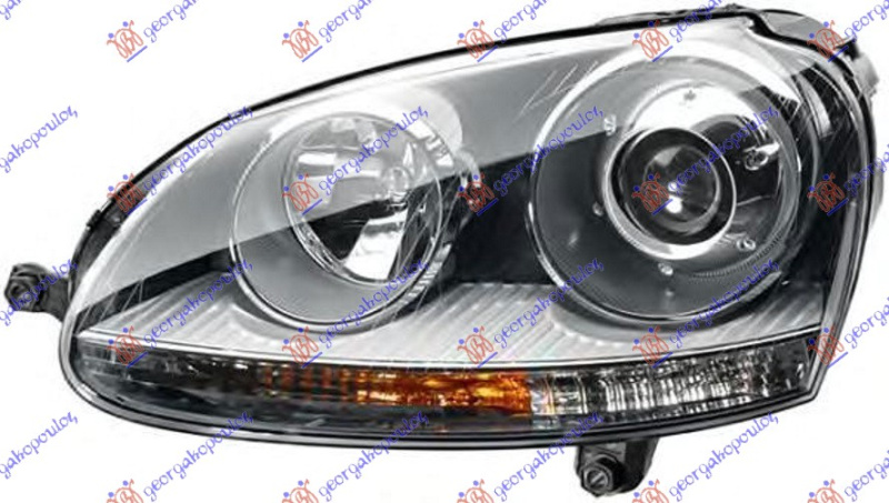 Fenerë xenon (me ngjyrë të zezë) GTI (MARELLI)