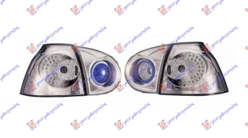 Drita stop set LED krom