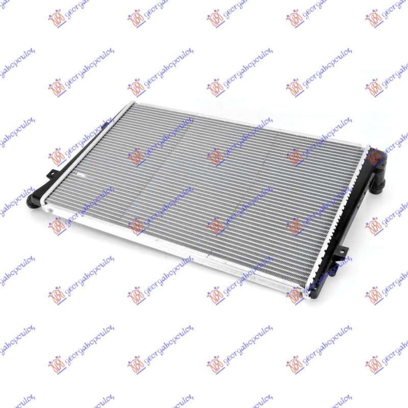 Radiator për motor 1.9 TDi dizel (650x400) tubë diagonale