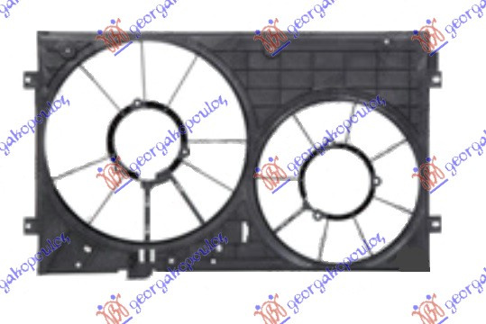 Ventilator për radiatorpër motor (dopio) benzinë/dizel