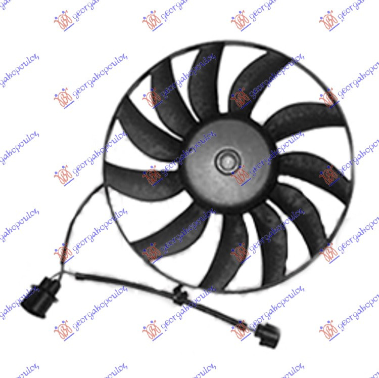 Ventilator (Motor + helikë) (360mm) (100w)