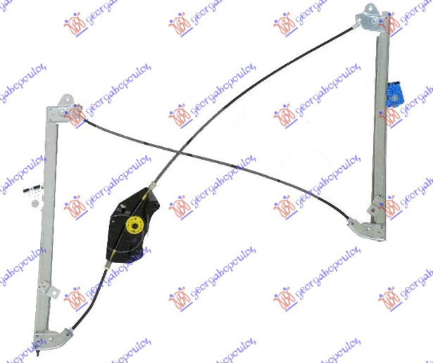 Ngritës/rregullator për dritaren e përparme elektrik 3 dyer (pa motor) (А cilësi)