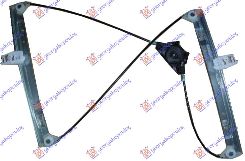 Ngritës/rregullator për dritaren e përparme elektrik (pa motor) 3 dyer
