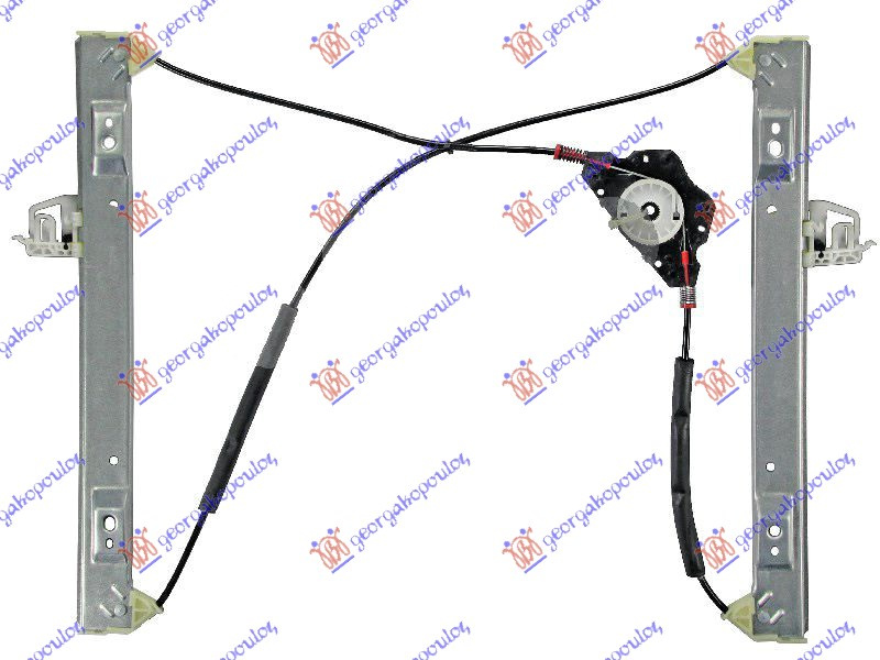 Ngritës/rregullator për dritaren e përparme 3 dyer elektrik (pa motor) (А cilësi)