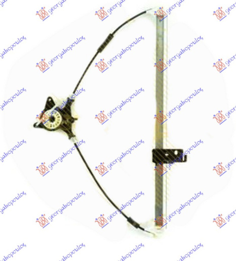 Ngritës/rregullator për dritaren e pasme elektrik (pa motor)