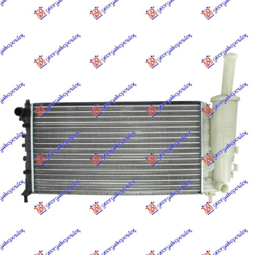 Radiator për motor 1,2 8V16V-01 (58x31,6) (marsh manual/automatik) (me/pa kondicioner) TY.VAL (VALEO CLASSIC)