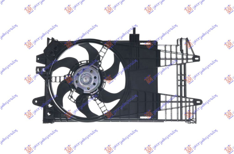 Ventilator komplet (me kondicioner) 02-03 MARELLI tipi