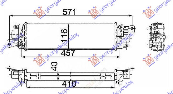 Interkuler 1,3 JTD (410x115x40) 03-