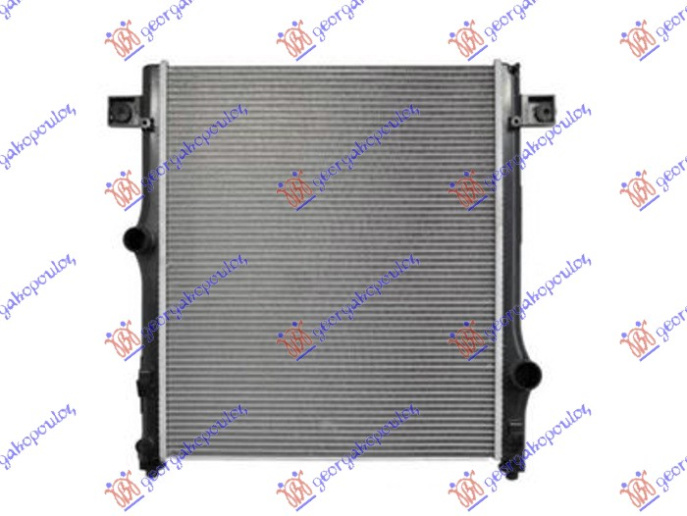 Radiator për motor 2.8 CRD dizel (500x610x26)