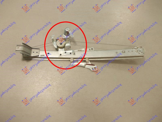 Ngritës/rregullator për dritaren e pasme elektrik (pa motor) (i shkurtër versioni)