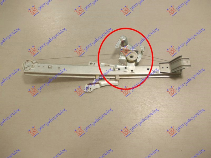 Ngritës/rregullator për dritaren e pasme elektrik (pa motor) (i shkurtër versioni)