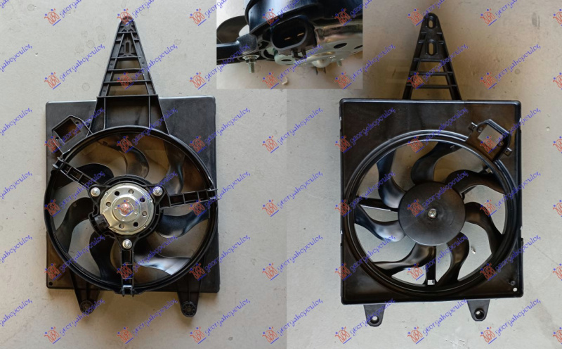 Ventilator komplet 1.4-1.6-1.8-2.0 (me kondicioner) benzinë