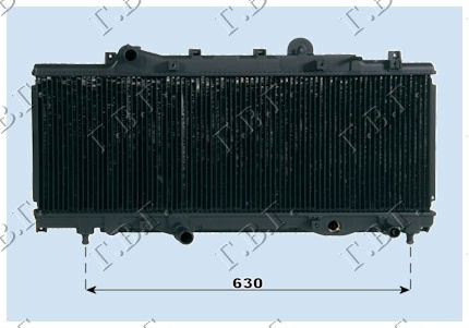 Radiator për motor (85) (MPI) 16V (75,7x27) GT TURBO