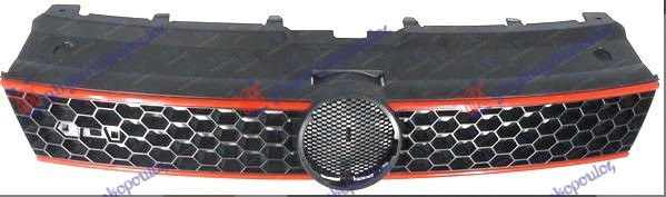 Maskë pvc/grilë GTI (shirit të kuq)