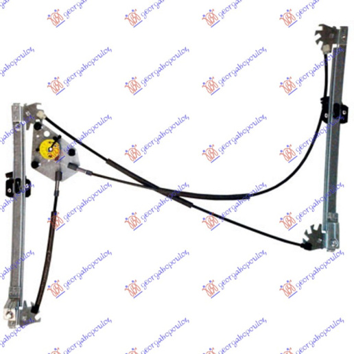 Ngritës/rregullator dritare elektrike 3 dyer (pa motor) (А cilësi)