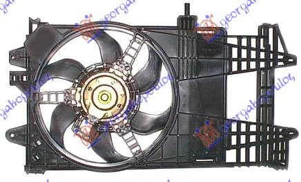 Ventilator komplet 1,2i 8V/16V me/pa kondicioner DENSO tipi
