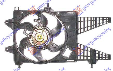 Ventilator komplet 1,3MULTIJET (me/pa kondicioner)