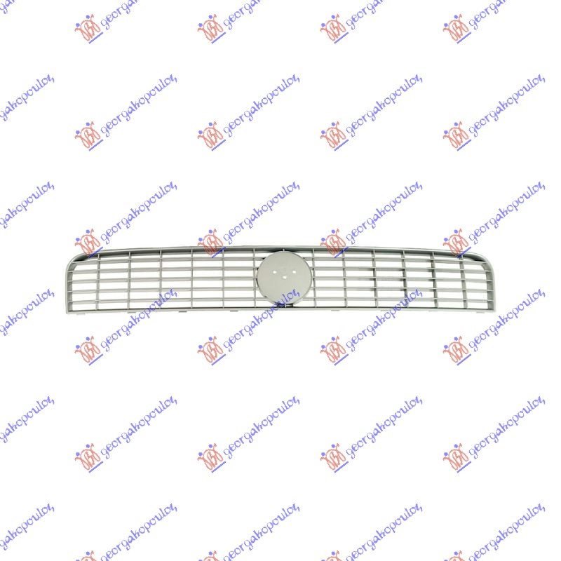 Maskë pvc/grilë e argjendtë gri