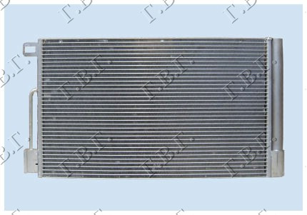 Radiator i kondicionerit benzinë/dizel. (57x35)