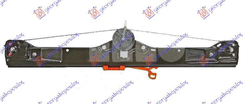 Ngritës/rregullator për dritaren e përparme 3/5 dyer elektrik (pa motor) (А cilësi)