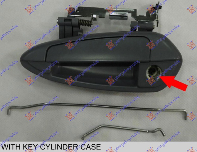 Dorezë e derës së përparme e jashtme 5 dyerë (me hapje për çelës)