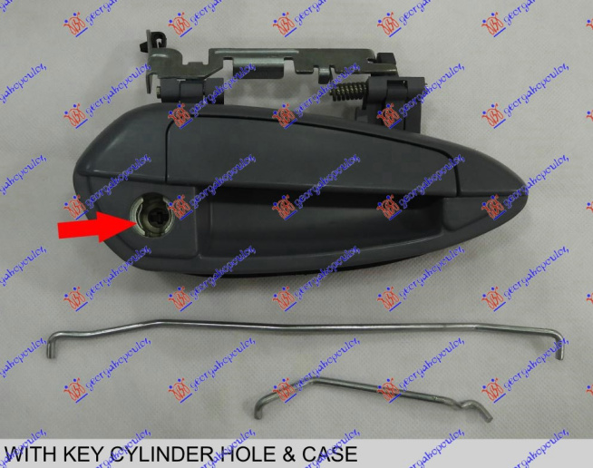 Dorezë e derës së përparme e jashtme 5 dyerë (me hapje për çelës)