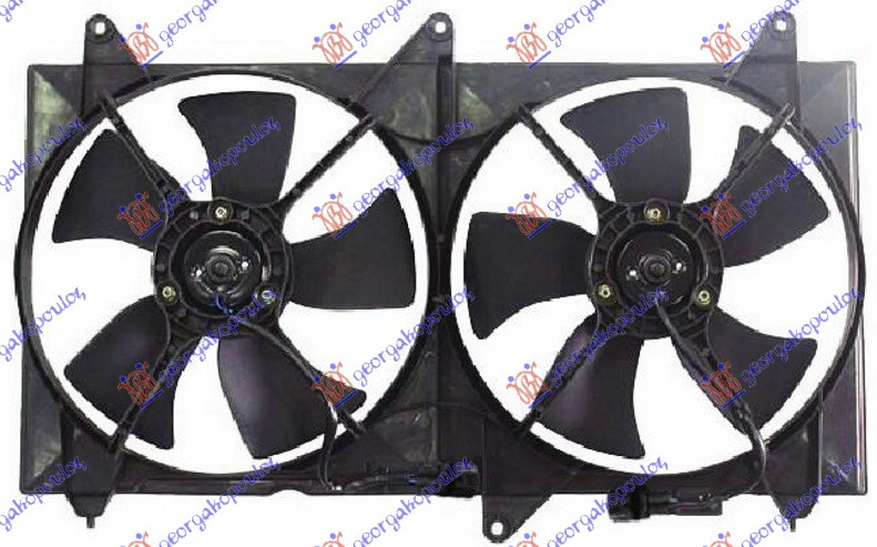 Ventilator Radiator për motor komplet dopio benzinë me/pa kondicioner