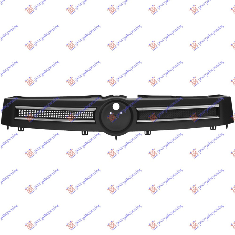 Maskë pvc/grilë me shirit krom 09-