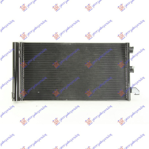 Radiator i kondicionerit dizel 06- (57x30,5x16)