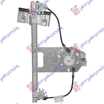 Ngritës/rregullator për dritaren e pasme elektrik (pa motor) (А cilësi)