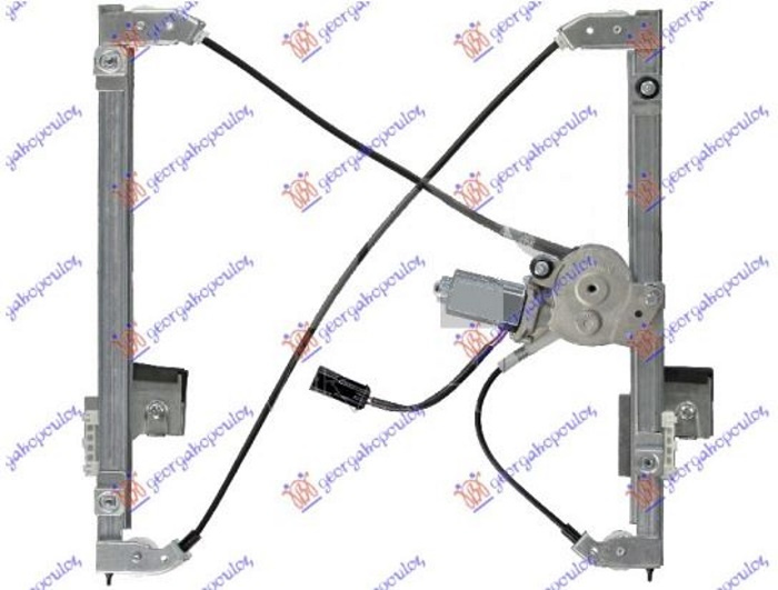 Ngritës/rregullator për dritaren e përparme elektrik 4/5 dyer