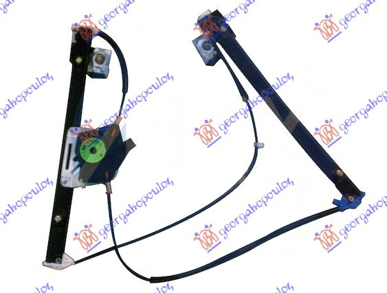 Ngritës/rregullator dritare elektrik 3 dyer (pa motor)